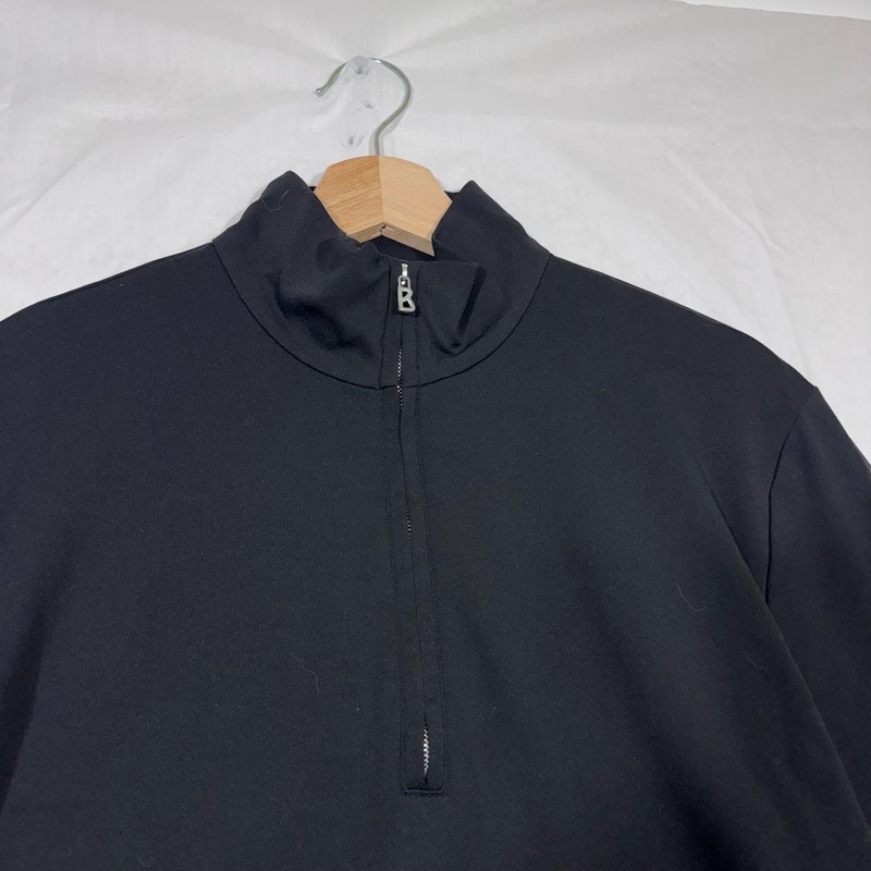 Bogner First Layer 1/4 Zip Pullover Mens Medium Black Ski Performance gallery