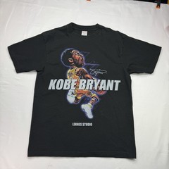 Lenkes Studio Ursal Tilla Print Tee Kobe Bryant Black Mamba Dunking Size Medium