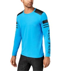 I.N.C Mens Long Sleeve Graphic T-Shirt