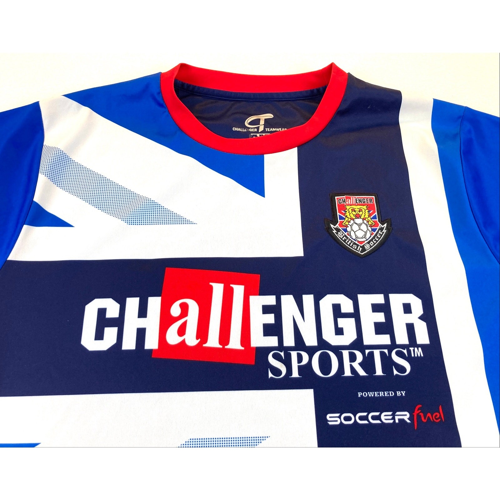 Challenger British Soccer Fuel Teamwear Activewear Jersey M gallery