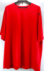 Reebok Dry Fit T SHIRT Mens Size XXL 2XL Red Short Sleeve Crew Neck!