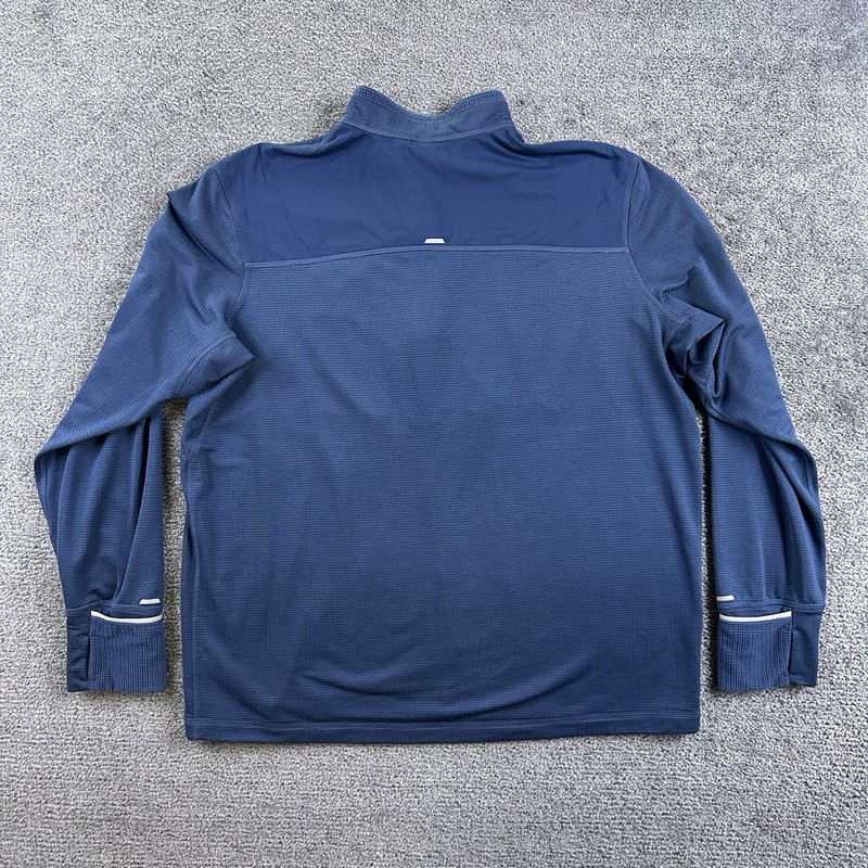 REI Co op Hybrid Grid Fleece 1/4 Zip Mens XL Running Hiking Outdoor Reflective gallery