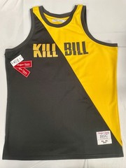 NWT Headgear Classics Kill Bill Black and Yellow Embroidered Jersey Size 4XL