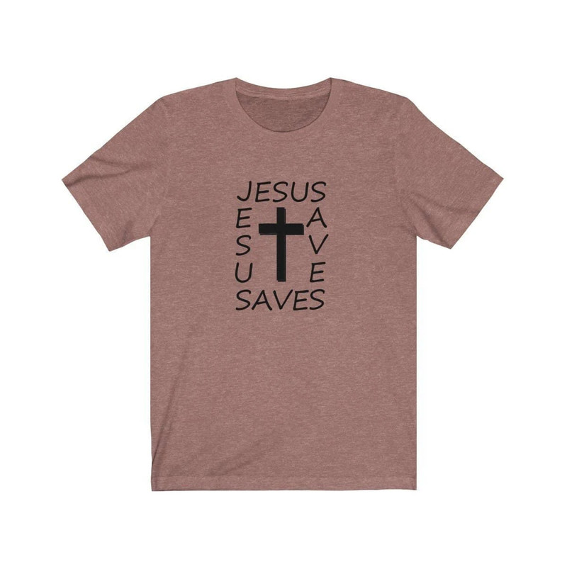 Bella & Canvas Short Sleeve Tee "Jesus Saves" gallery