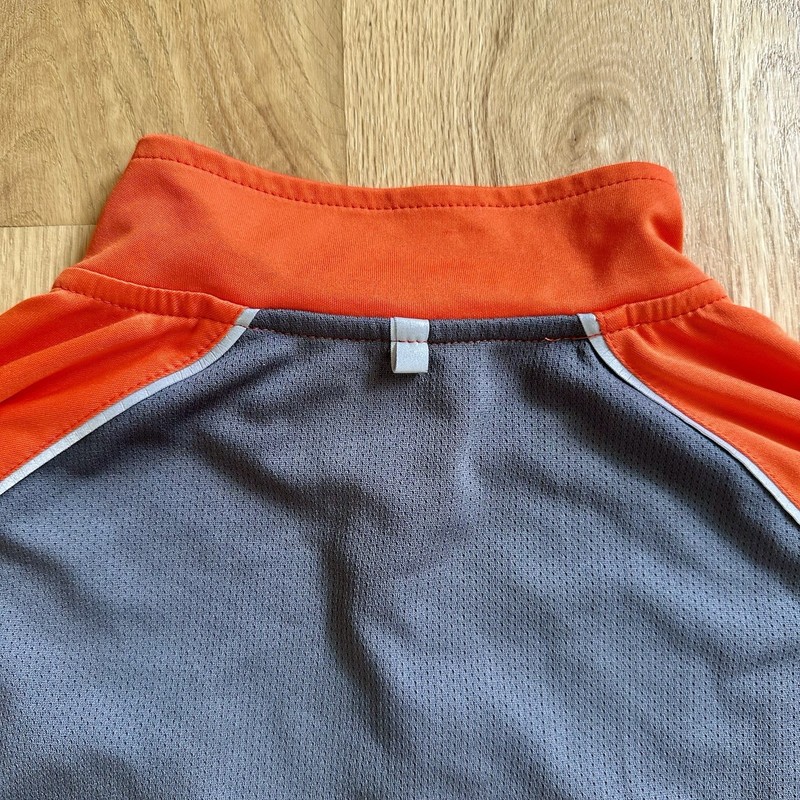 US Army Orange 1/4 Zip Performance Pullover - Men Medium - J America Sportswear gallery