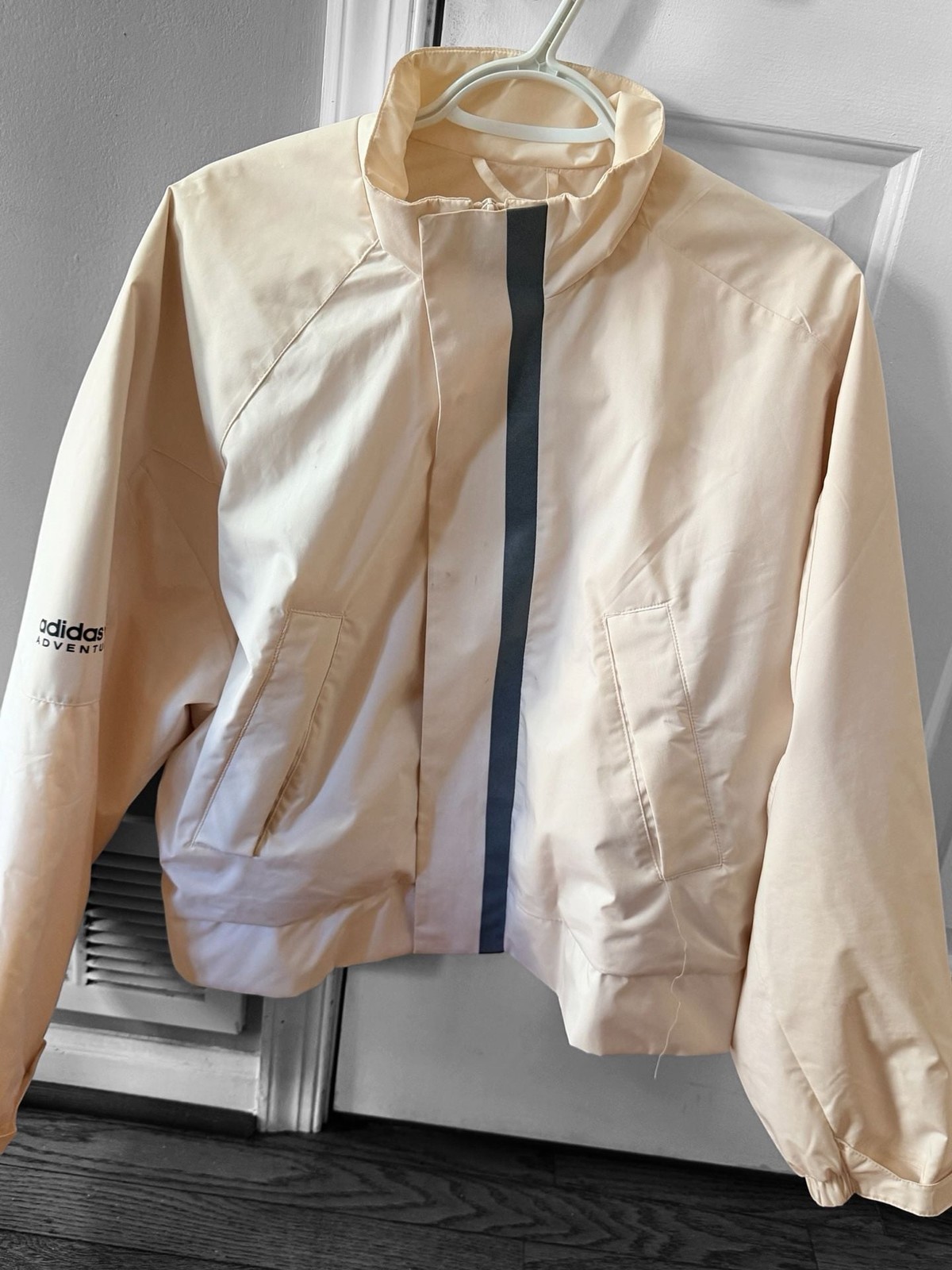 Adidas Adventure Cream Full Zip Windbreaker Jacket gallery
