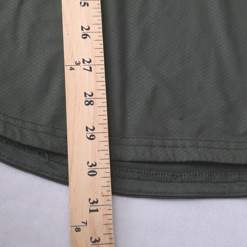 BYLT Premium Basics Men Circuit Tank Olive Green Sleeveless Hoodie Snap Sz Large gallery