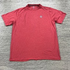 Tasc Performance Bamboo Shirt Large Red Golf Outdoor Fishing Hike Preppy Mens