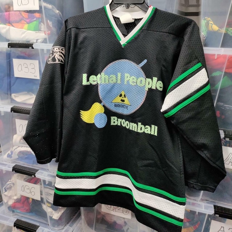 Lethal People Broom Ball Jersey Jersey Size Medium 22x29 A252ed gallery