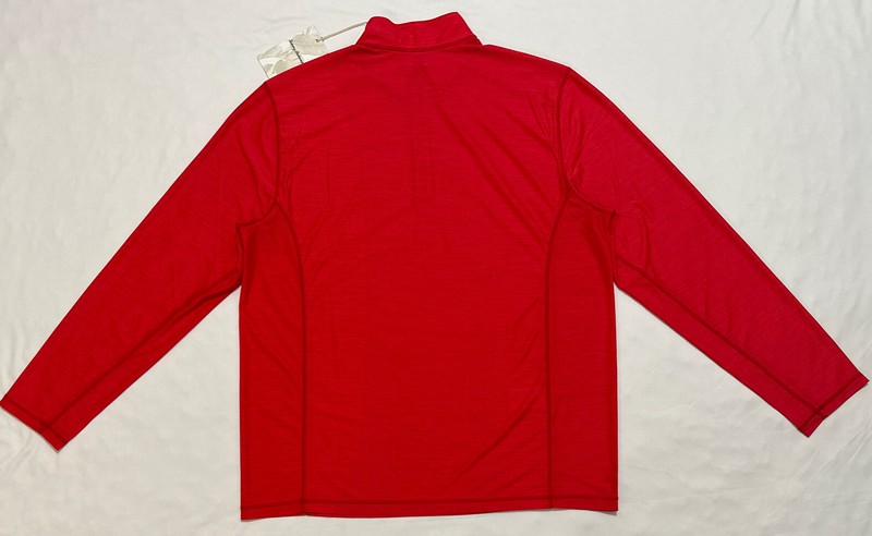 Tommy Bahama Island Zone Palm Coast Half Zip Pullover $128 Pink Size L gallery