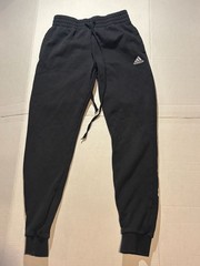 Adidas Black Jogger Sweatpants Size Youth Small 8-10