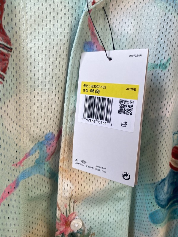 [On Sale] Nike Jordan Essentials Printed Camp Top Men Casual Shirts IB3007-133 gallery