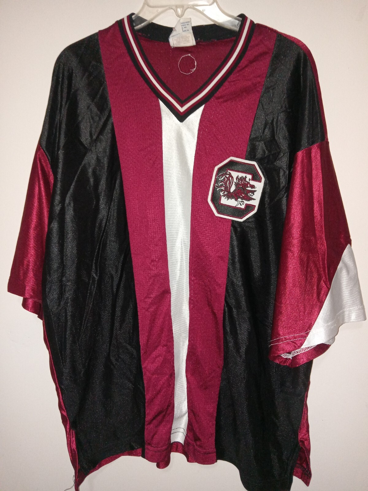 Converse All Stars South Carolina Gamecocks Jersey Sz 50 USA MADE Garnet Black gallery