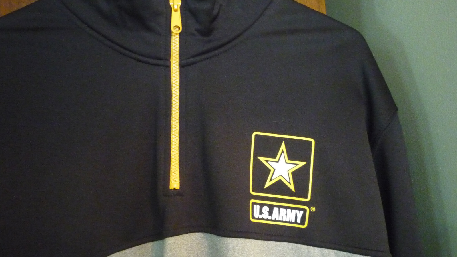 AFG ARMED FORCES GEAR U.S. ARMY BLACK HALF ZIP PULLOVER BLACK SIZE XL NWOT gallery