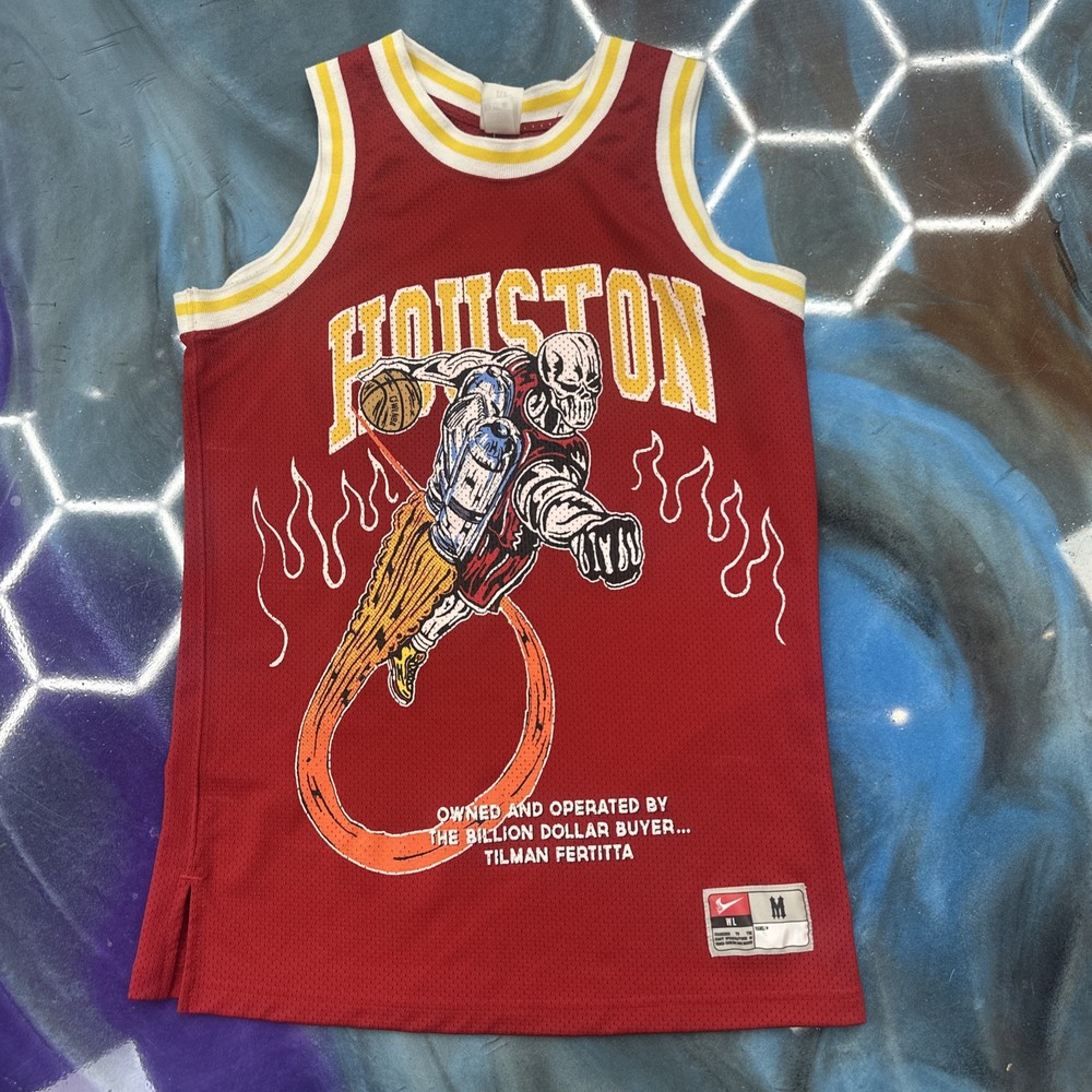 Size M - Warren Lotas Houston Rockets Jersey Clean!