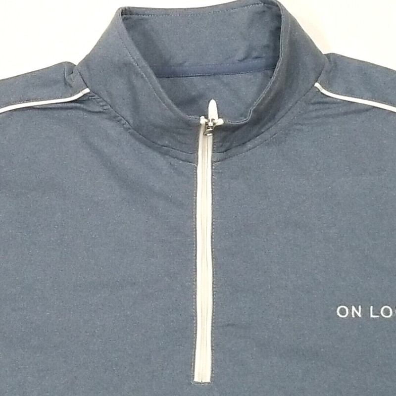 Johnnie O Lammie Prep-formance ¼ Zip Pullover Mens Large Blue Lake Stretch Golf gallery