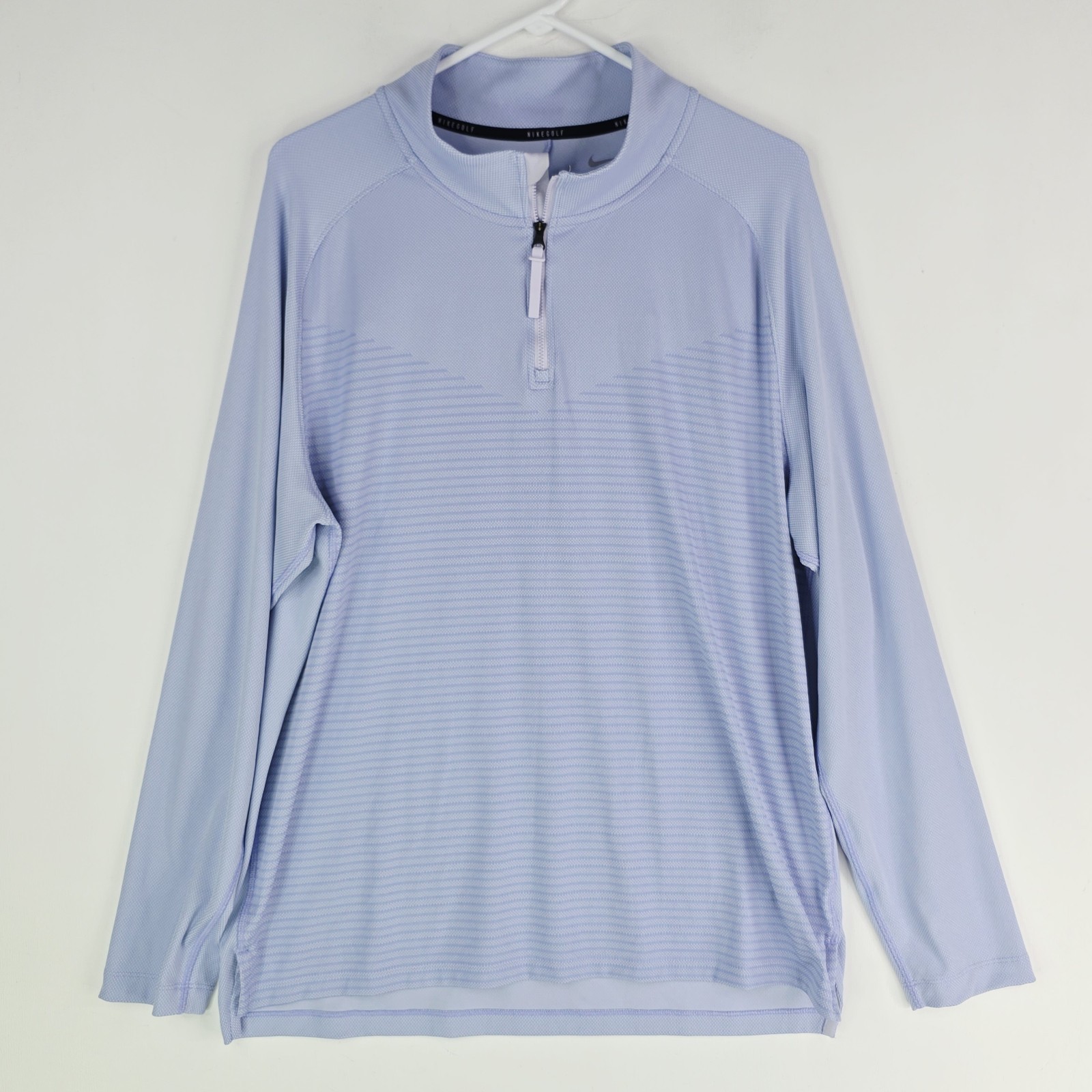 Nike Golf Dri-FIT ADV Vapor Quarter-Zip Pullover Men's Large Purple DH0982-569 gallery
