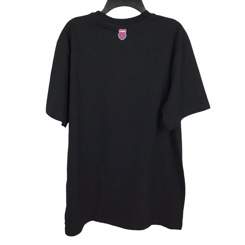 K-Swiss Mens My Swiss Black Cotton Fitness Tee T-Shirt Athletic Size Medium M gallery