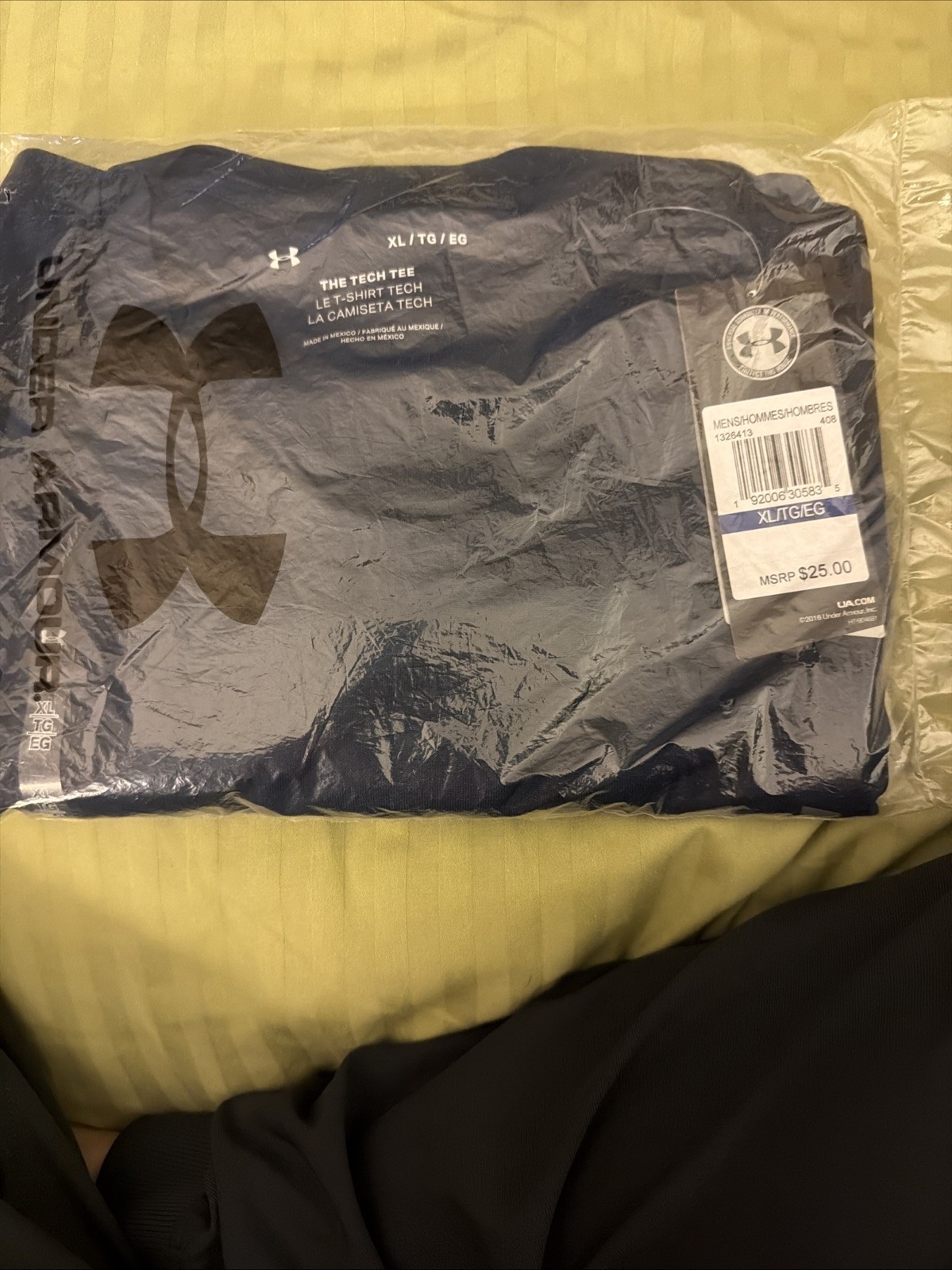 Under Armour Short Sleeve SS T-Shirt Blue LE The Tech Tee XL Heatgear gallery