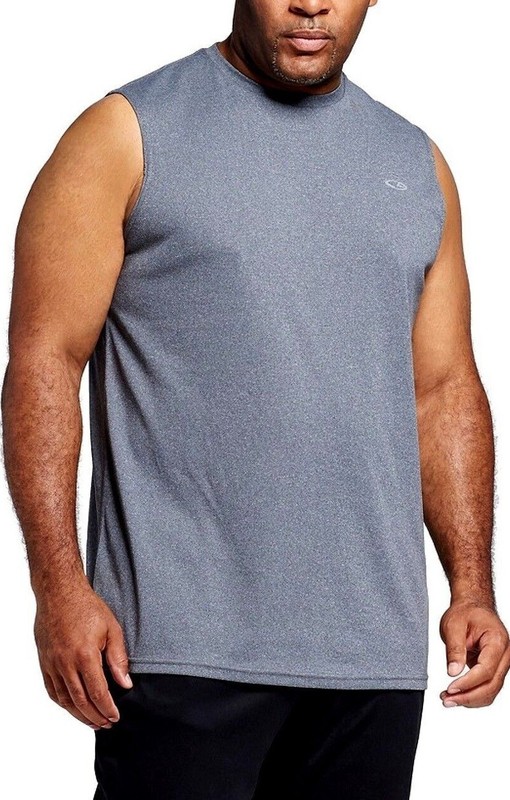 C9 Champion Men's Big & Tall Tech Sleeveless Shirt Charcoal Heather Pick Size gallery