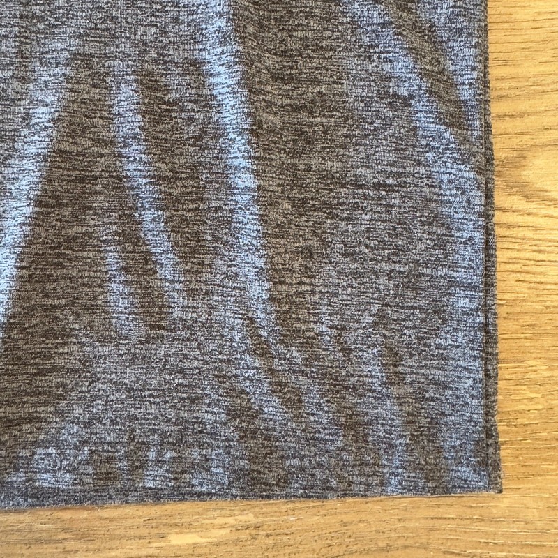 Quince Flowknit Breeze Performance Gym Running Tee-Charcoal-Men's Size L-RRP $58 gallery