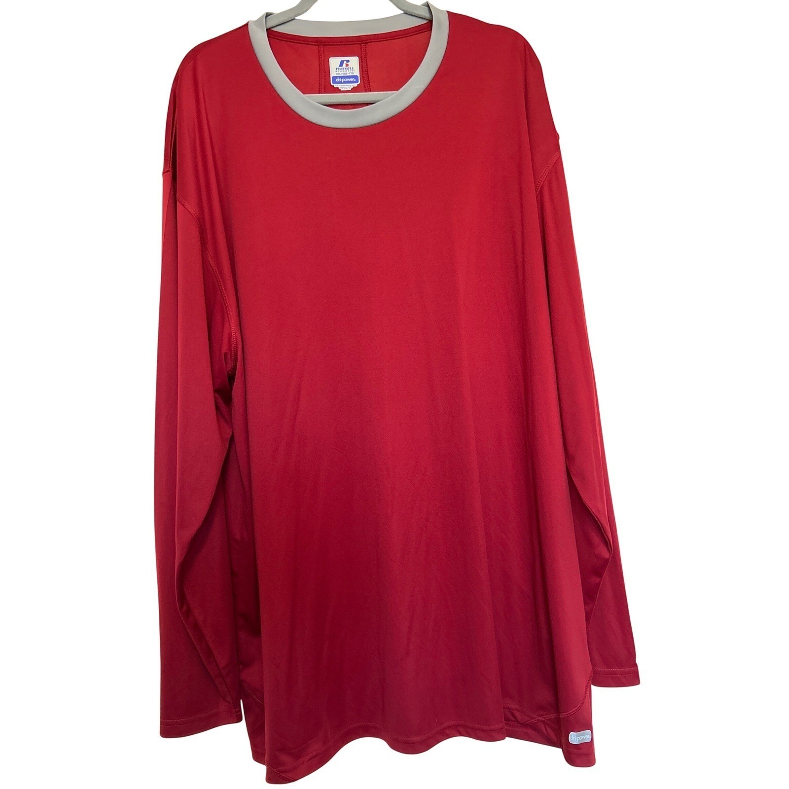 Russell Athletic Mens XXL Red Dri-Power Long Sleeve Performance Shirt 6B9PYM0 gallery