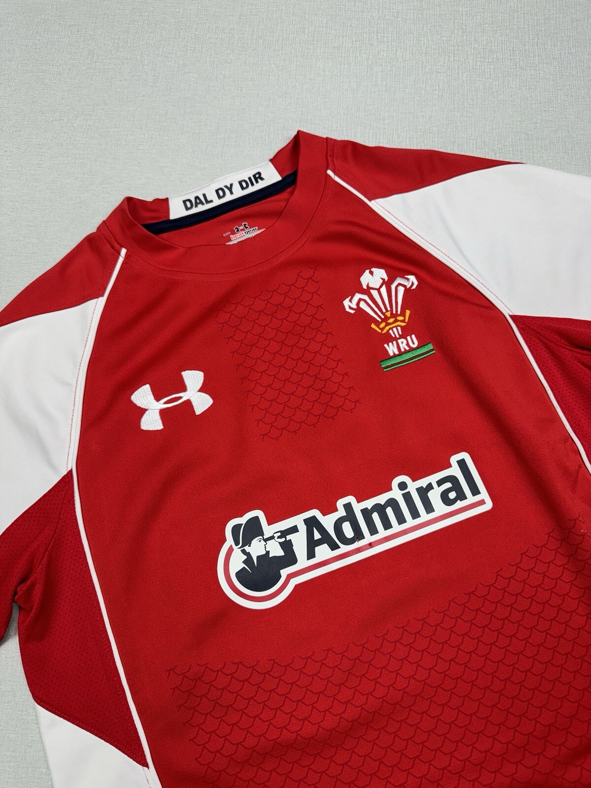 Men’s Under Armour Wales Admiral WRU Jersey Shirt size S/M gallery