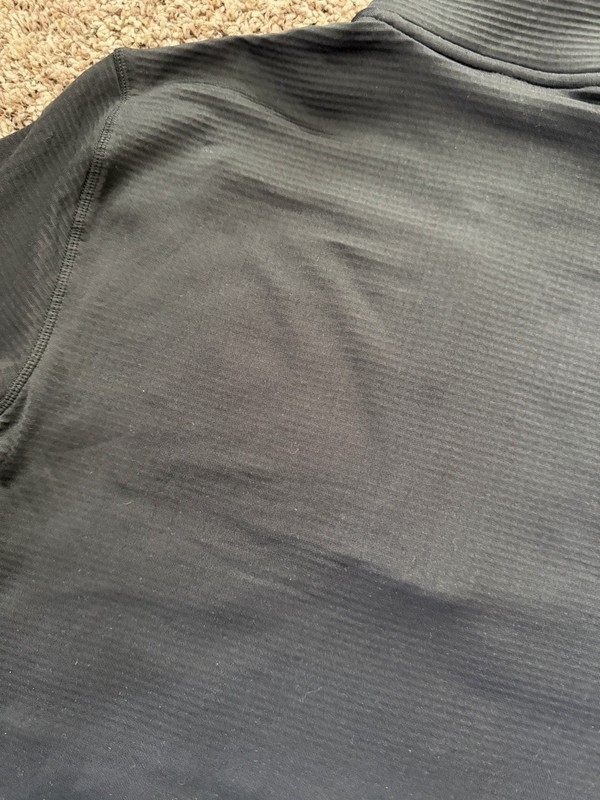 NWT Merrel Pullover Mock Neck Half Zip Black Outdoor Thermal Jacket Top gallery