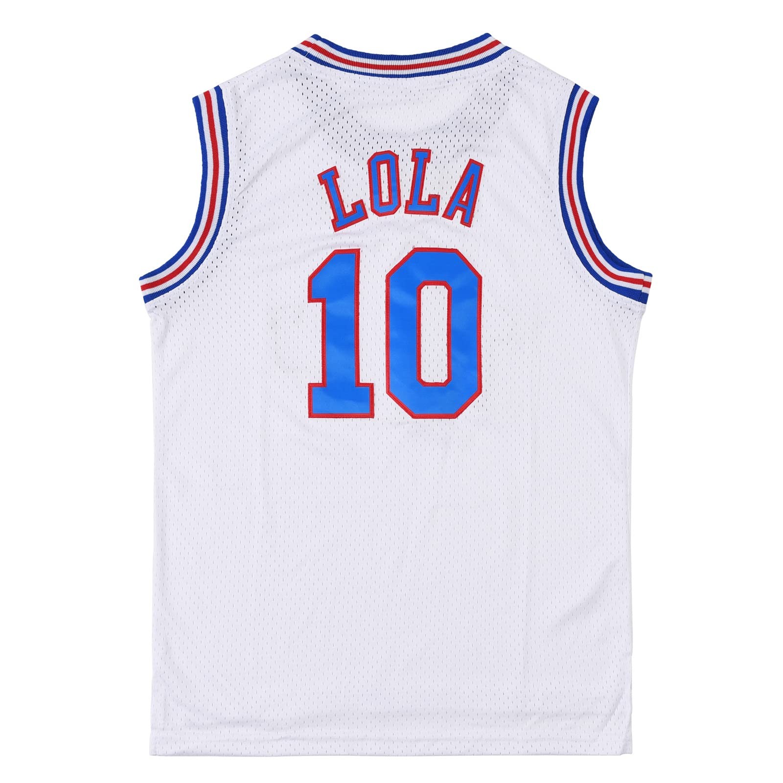 Men's Basketball Jerseys #10 Lola Space Movie Sports Shirts 90s Hiphop Party ... gallery