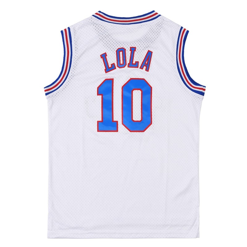 Men's Basketball Jerseys #10 Lola Space Movie Sports Shirts 90s Hiphop Party ... gallery