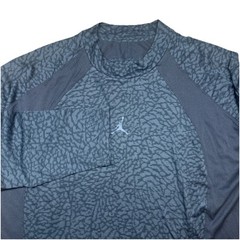 Nike Jordan Long Sleeve Dri FIT ADV Sport Black/Cement FD8123 Men’s 2XL Elephant