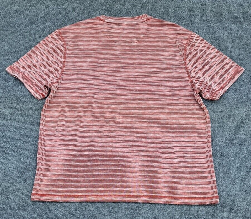 Tasso Elba Island Sun Protect Men’s Size Large UPF Protection Red T-Shirt gallery