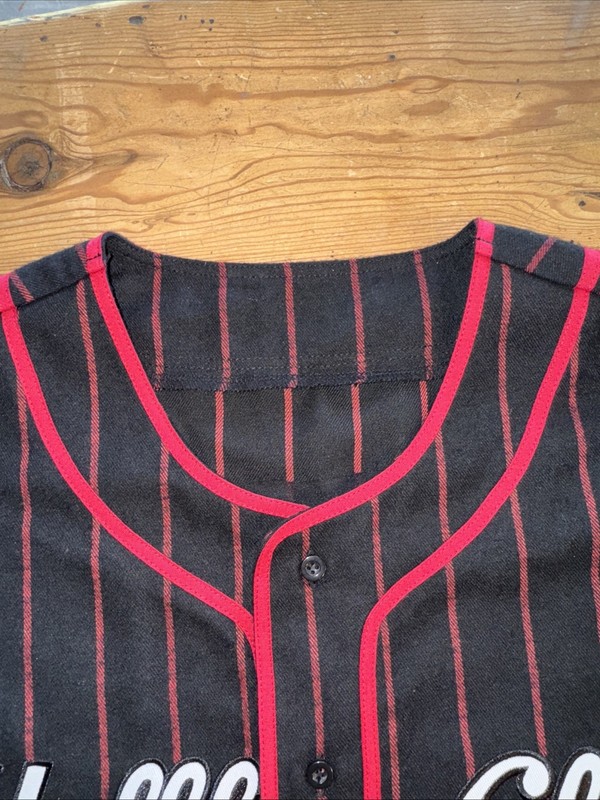 Stranger Things Hellfire Club Striped Baseball Jersey BoxLunch Exclusive S/M NWT gallery
