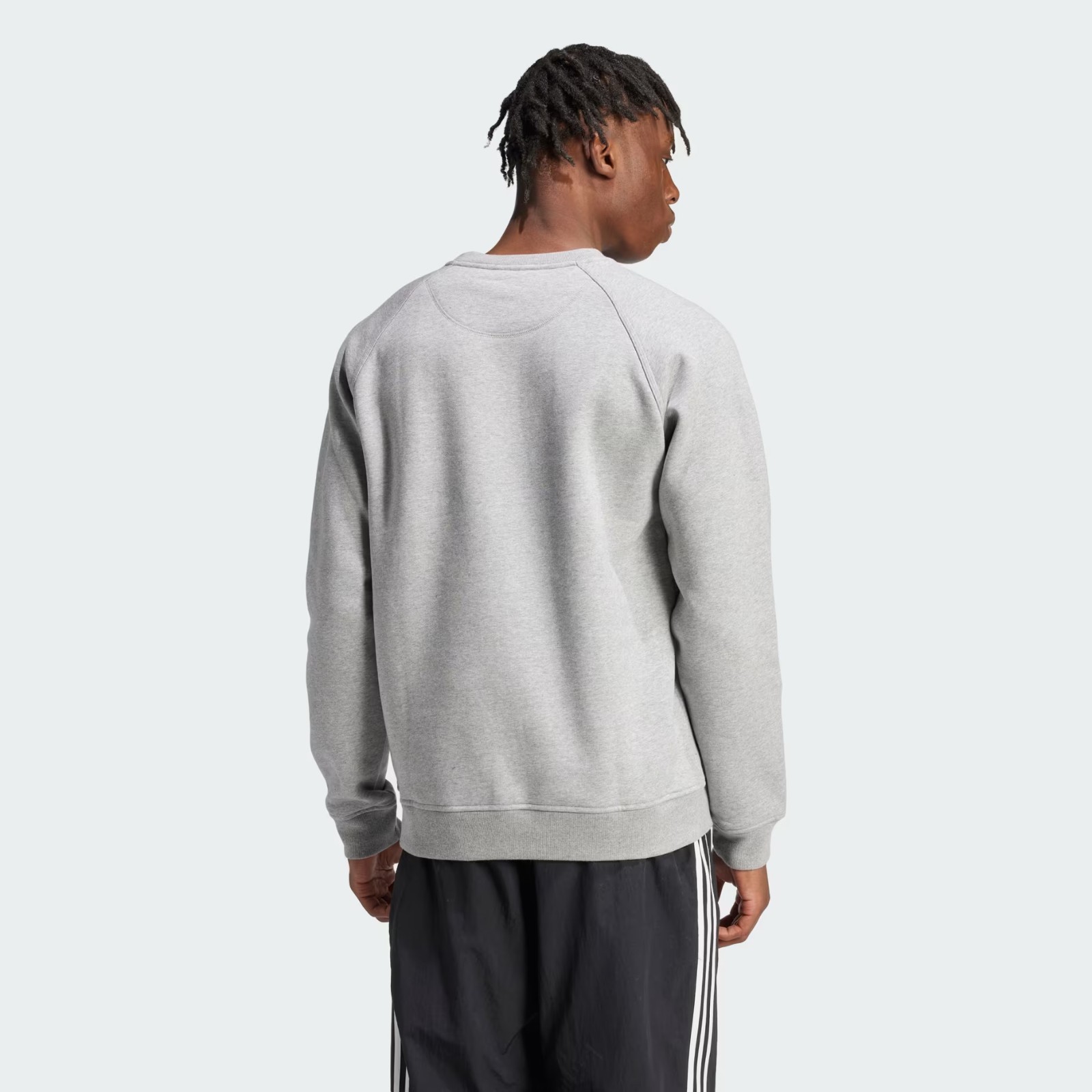 Adidas Originals Adicolor Essentials Trefoil (Grey) Crewneck Fleece gallery