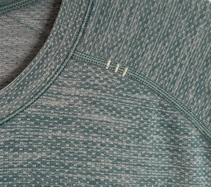 Lululemon Metal Vent Tech Men's XL Blue Green Heather Short Sleeve T-Shirt Tee gallery