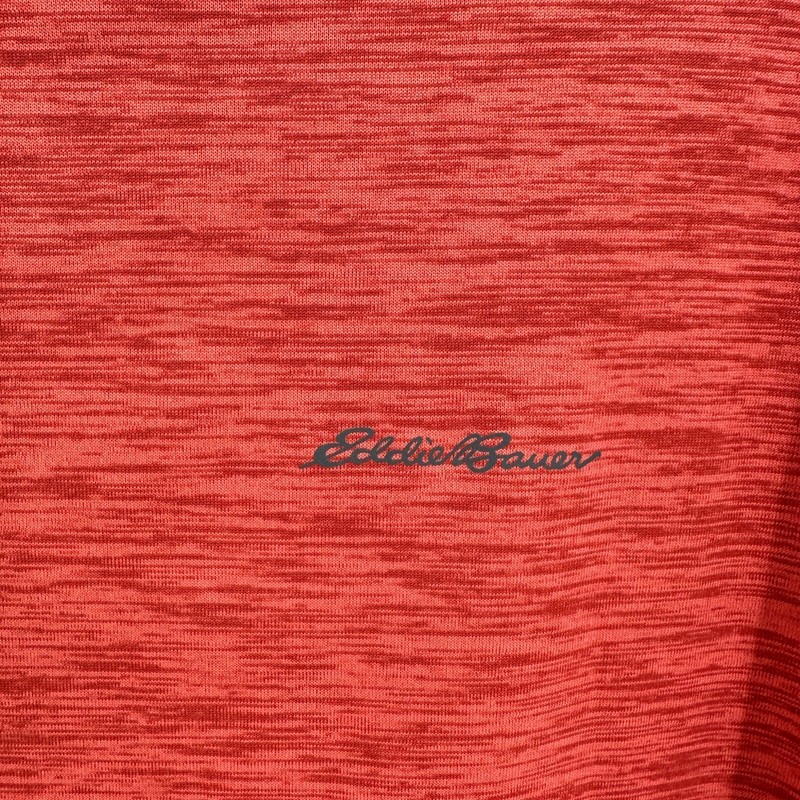 Eddie Bauer Activewear Shirt Mens XL Orange Heather FreeDry Running Training gallery