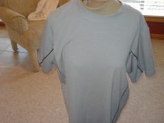 HEAD TENNIS SHIRT MENS L LARGE SS SHORT SLEEVE GRAY