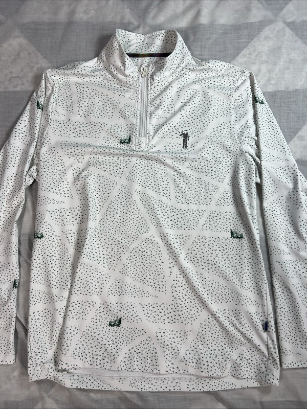 William Murray Pullover Mens XL Quarter Zip Golf Athletic Lightweight Lawnmower gallery