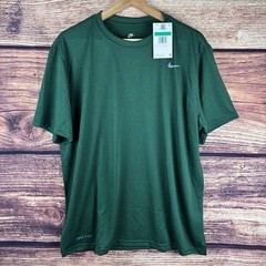Nike Dri-Fit Men’s Training T-Shirt Pine Green Silver Swoosh XL 727982-341 NWT