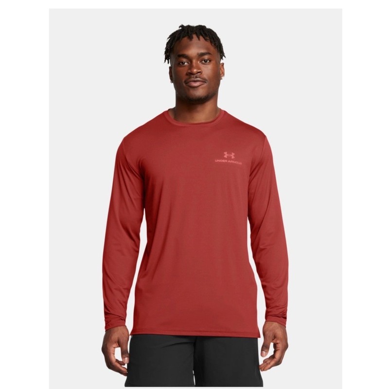 Under Armour Rush Energy Mens Long Sleeve Training Shirt Size M Cinnamon NWT gallery