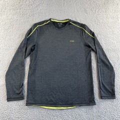 NEW Calvin Klein Shirt Mens Small Gray Athletic Top Performance CoolTech Sports