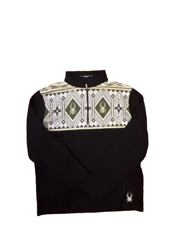 Spyder throwback thermastretch midlayer top mens xl mens