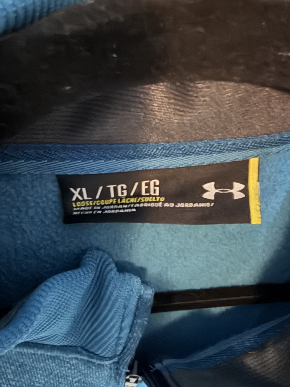 Under Armour Modelo Especial Men's XL Blue 1/4 Zip Big & Tall Activewear Top gallery