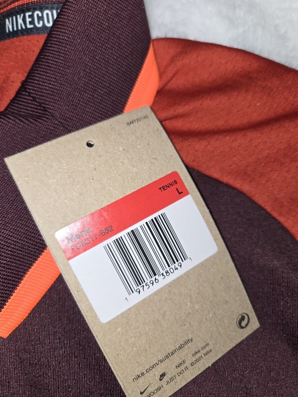 Nike Court Advantage Dri-fit Tennis Polo Shirt Men Large gallery
