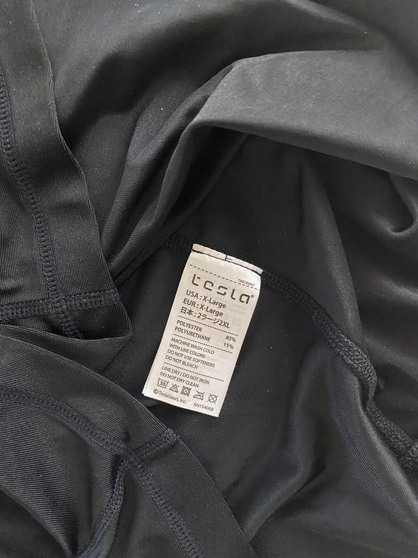 Tesla Light Weight Zippered Track Sweater XL Extra Large Slim gallery