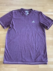 Adidas Climacool Purple Maroon Men’s Aeroknit T-Shirt Size Medium