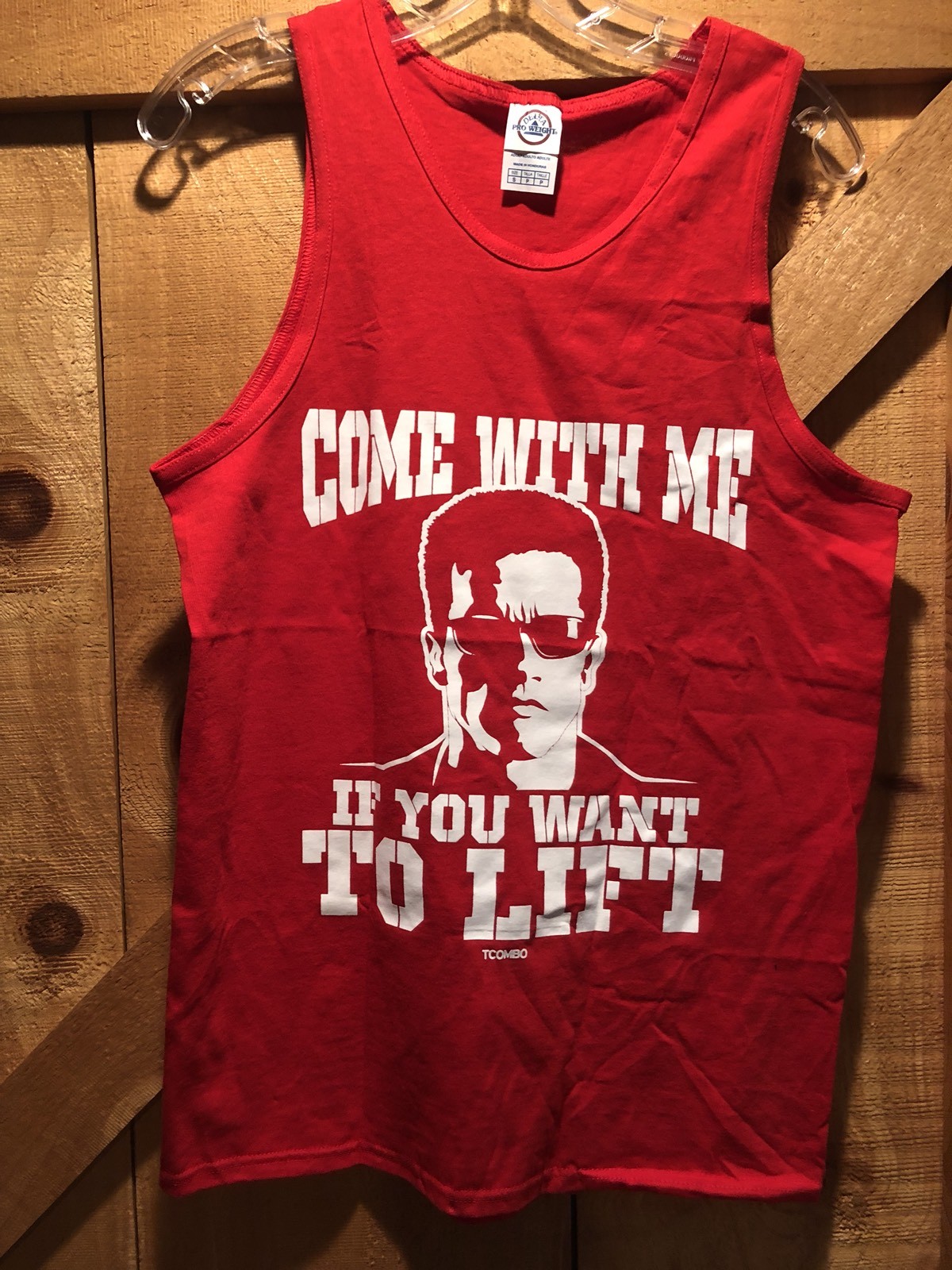 Come with Me If You Want To Lift Arnold Schwarzenegger Gym Tank Top Men’s Sz S gallery
