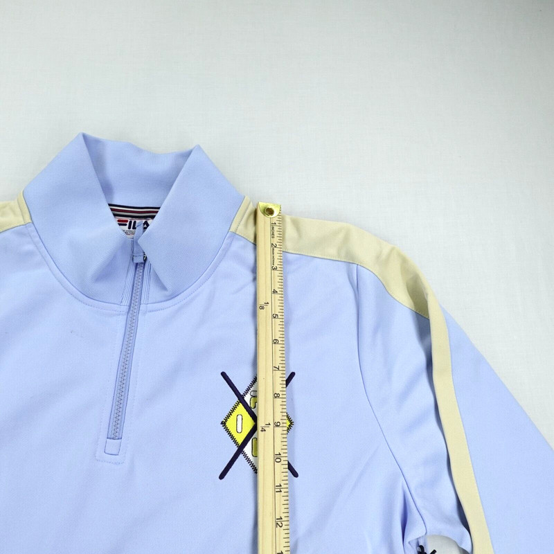 Fila Costa Performance Sweater 1/2 Zip Men's Size 2XL Long Sleeve Blue NWT gallery