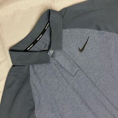 Nike Golf Dry Raglan Zonal Cooling Polo 891190 011 Thunder Grey Sz M