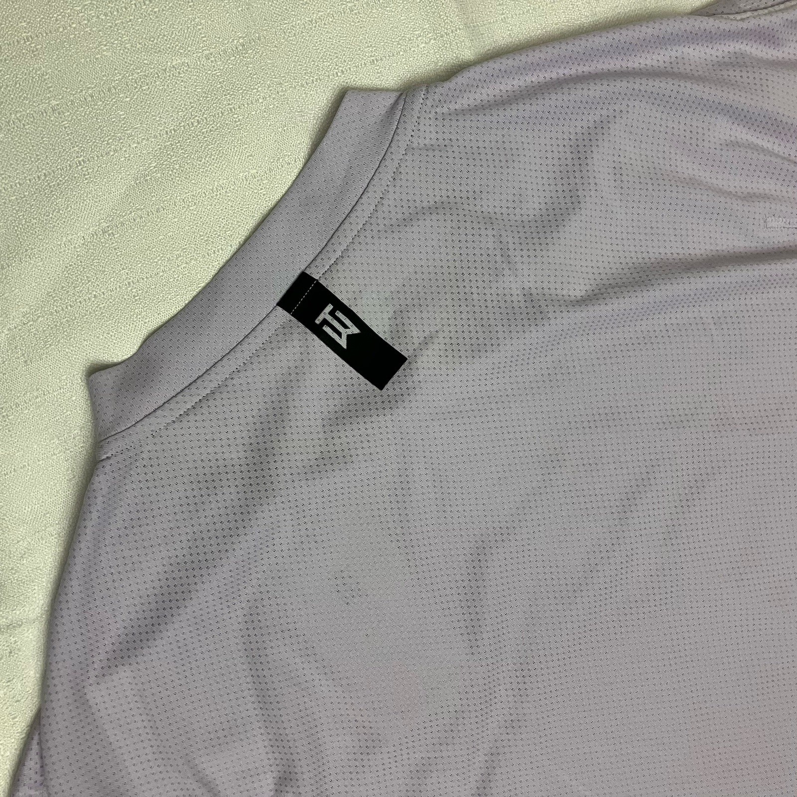 Nike Tiger Woods ADV Chevron Blade Polo DH0916 546 Violet Frost Black Sz L gallery
